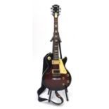 Rockwood by Hohner six string electric guitar, serial number LX250G, 99cm in length : For further