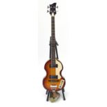 J Turser four string violin base guitar, 109cm in length : For further Condition Reports Please