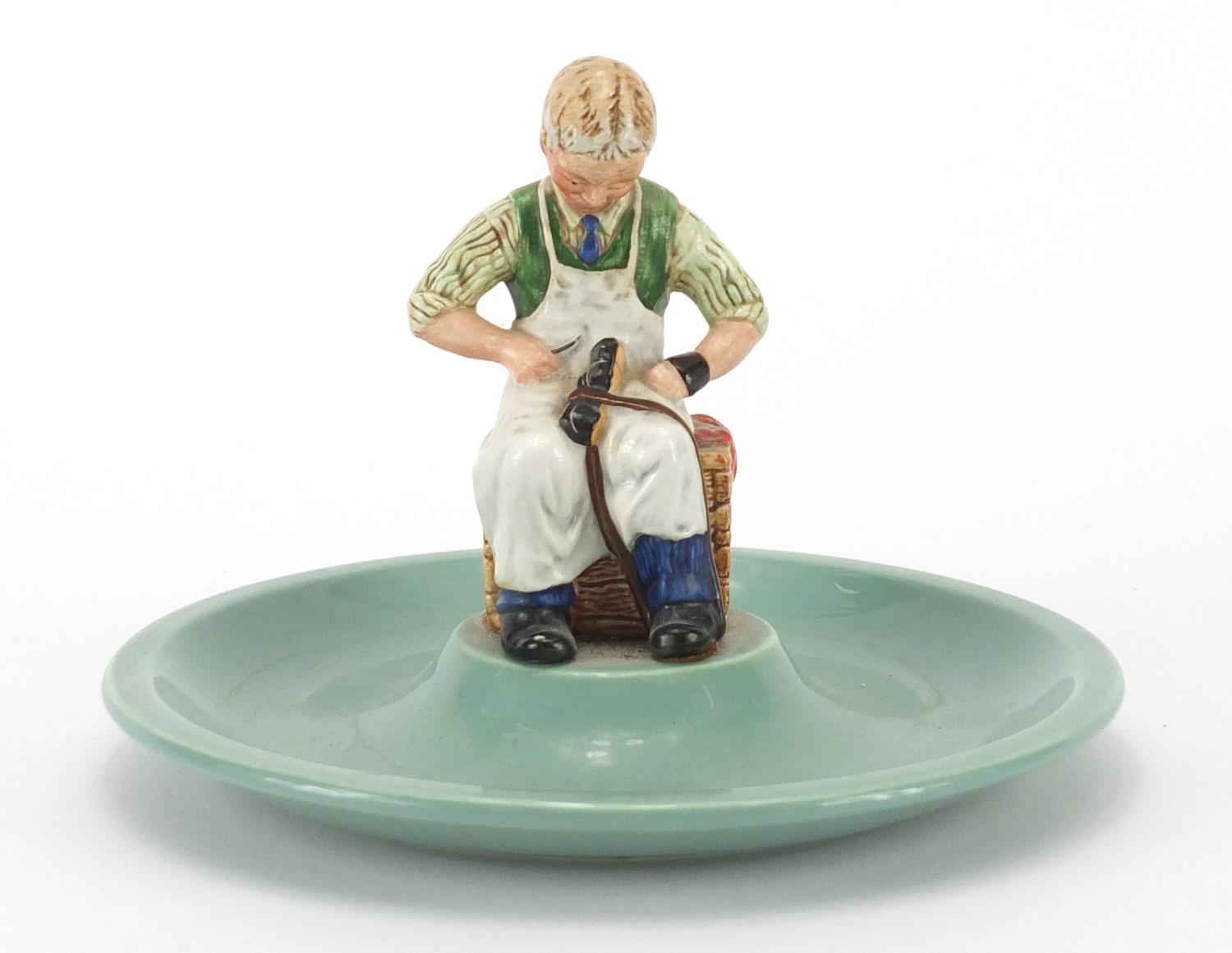 Beswick Timpson Finest Shoes advertising figural dish, 16.5cm in diameter : For further Condition