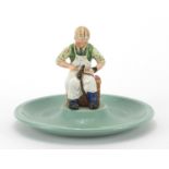 Beswick Timpson Finest Shoes advertising figural dish, 16.5cm in diameter : For further Condition