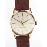 Gentleman's 9ct gold Rolex Tudor Royal wristwatch, numbered 905474 to the case, 3cm in diameter :