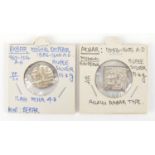 Two Indian silver rupee's, approximate weight 26.6g : For further Condition Reports Please Visit our