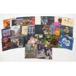 Mostly Rock vinyl LP's including The Beatles, Pink Floyd, David Bowie, Uriah Heep, John Lee