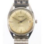 Vintage gentleman's Winegartens automatic wristwatch with date dial, numbered 11007 to the case, 3.