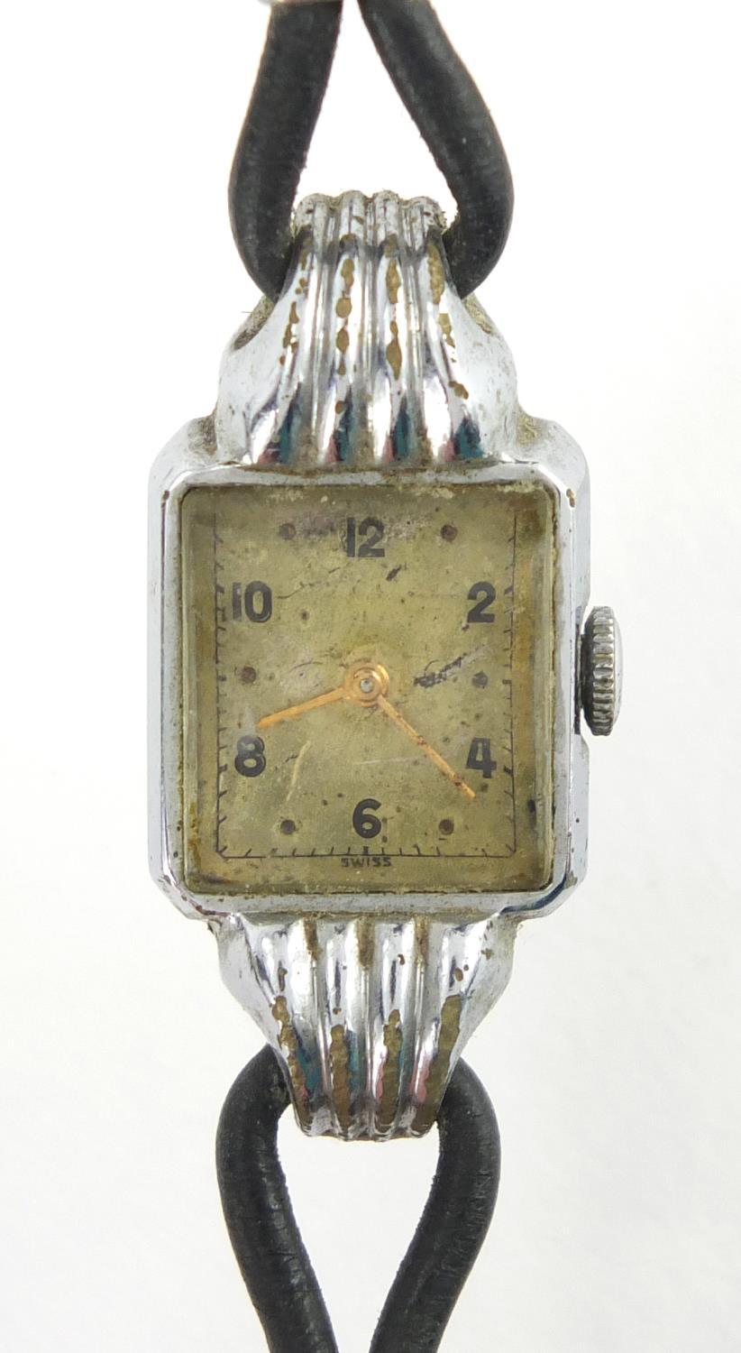 Vintage and later ladies wristwatches including Omega, Bulova, Waltham Everite and Waverly : For - Image 4 of 6