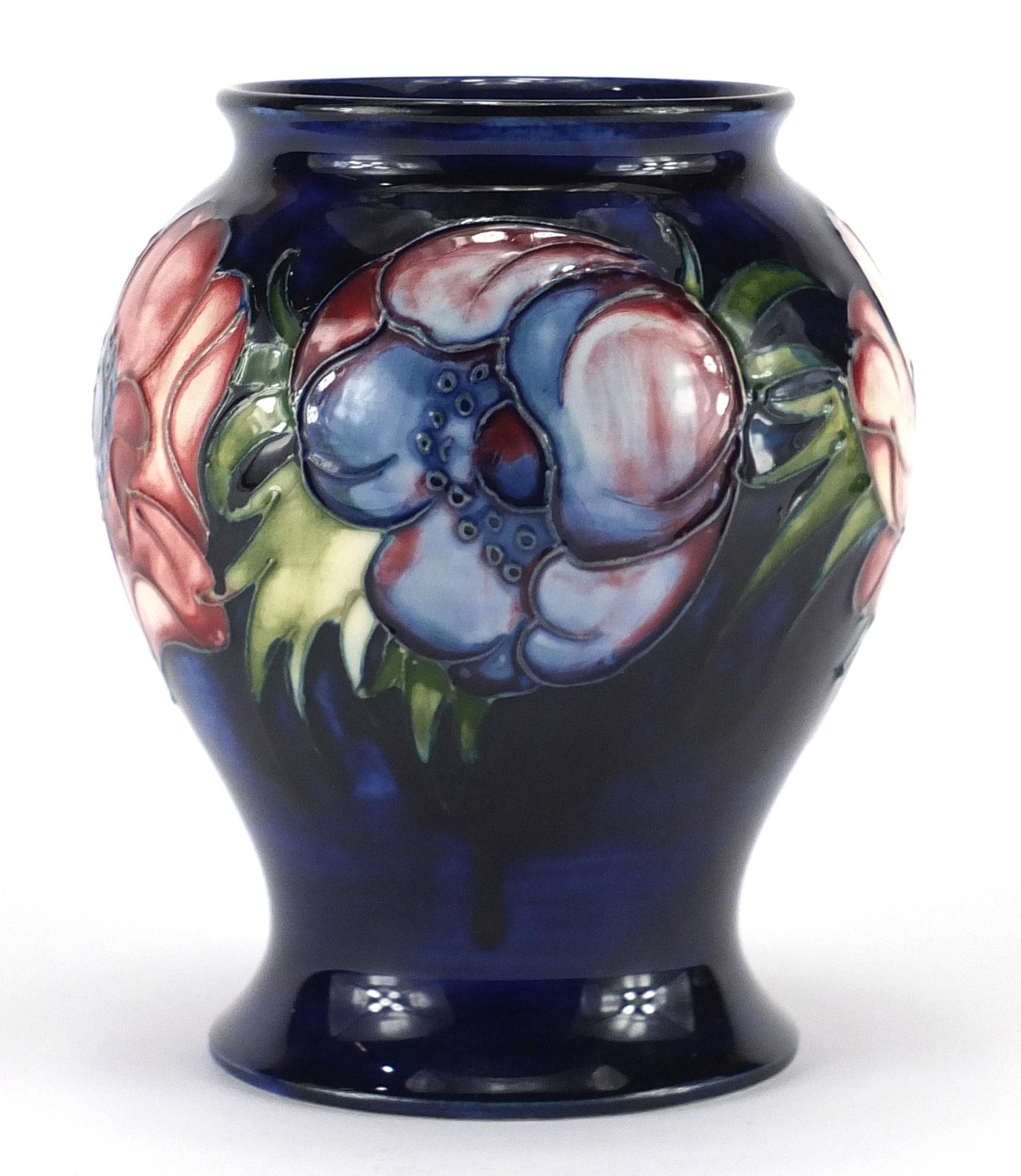 Moorcroft Poppy pattern pottery vase, painted and impressed marks to the base, 14.5cm high : For - Image 2 of 4