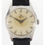 Vintage gentleman's Alpina wristwatch, numbered 486111 to the case, 3.4cm in diameter : For