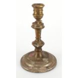 Silver pedestal candlestick, R.C London 1961, 17cm high, approximate weight 356.2g : For further