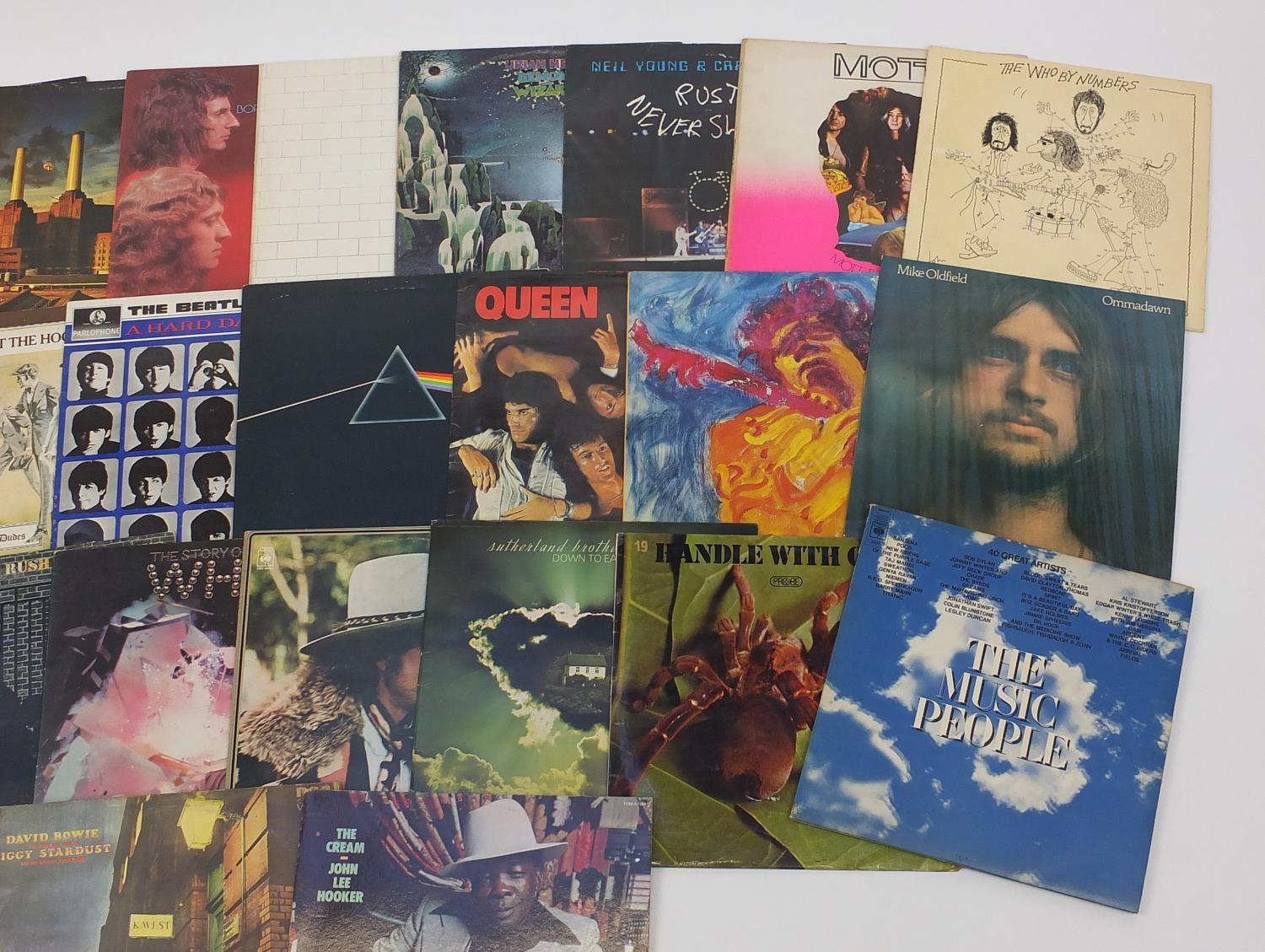 Mostly Rock vinyl LP's including The Beatles, Pink Floyd, David Bowie, Uriah Heep, John Lee - Image 3 of 4
