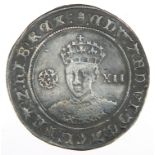 Edward VI hammered silver shilling, approximate weight 5.6g