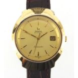 Vintage gentleman's Omega Seamaster automatic wristwatch with date dial, 3.8cm in diameter : For