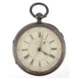 Victorian gentleman's G. Haworth & Co pocket watch, numbered 1463 to the movement, hallmarked