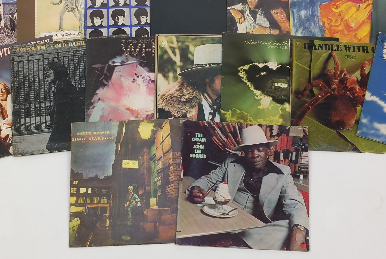Mostly Rock vinyl LP's including The Beatles, Pink Floyd, David Bowie, Uriah Heep, John Lee - Image 4 of 4