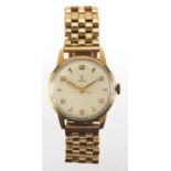 Gentleman's 9ct gold Rolex Tudor wristwatch with 9ct gold strap, numbered 561864 to the case, 3.