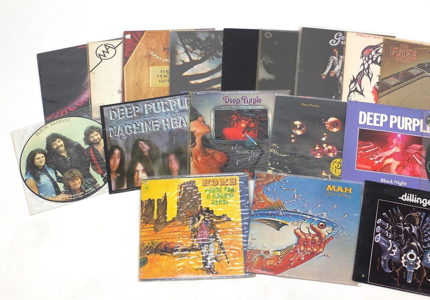 Prog Rock vinyl LP's, some picture discs including Deep Purple, Juicy Lucy, Black Sabbath, Man and - Image 2 of 3
