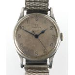 Vintage gentleman's Omega wristwatch, numbered 9901620 to the movement, 3.2cm in diameter : For