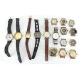 Vintage gentleman's wristwatches including Gucci, Tissot, Everite, Cyma and Fero : For further