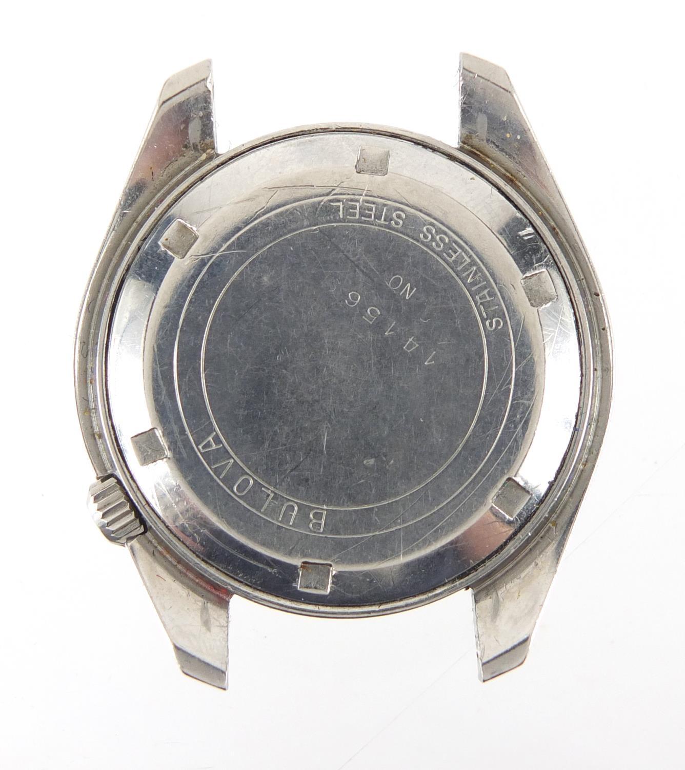 Vintage gentleman's Bulova Accutron Deep Sea wristwatch with date dial, luminous hands and marks, - Image 2 of 3