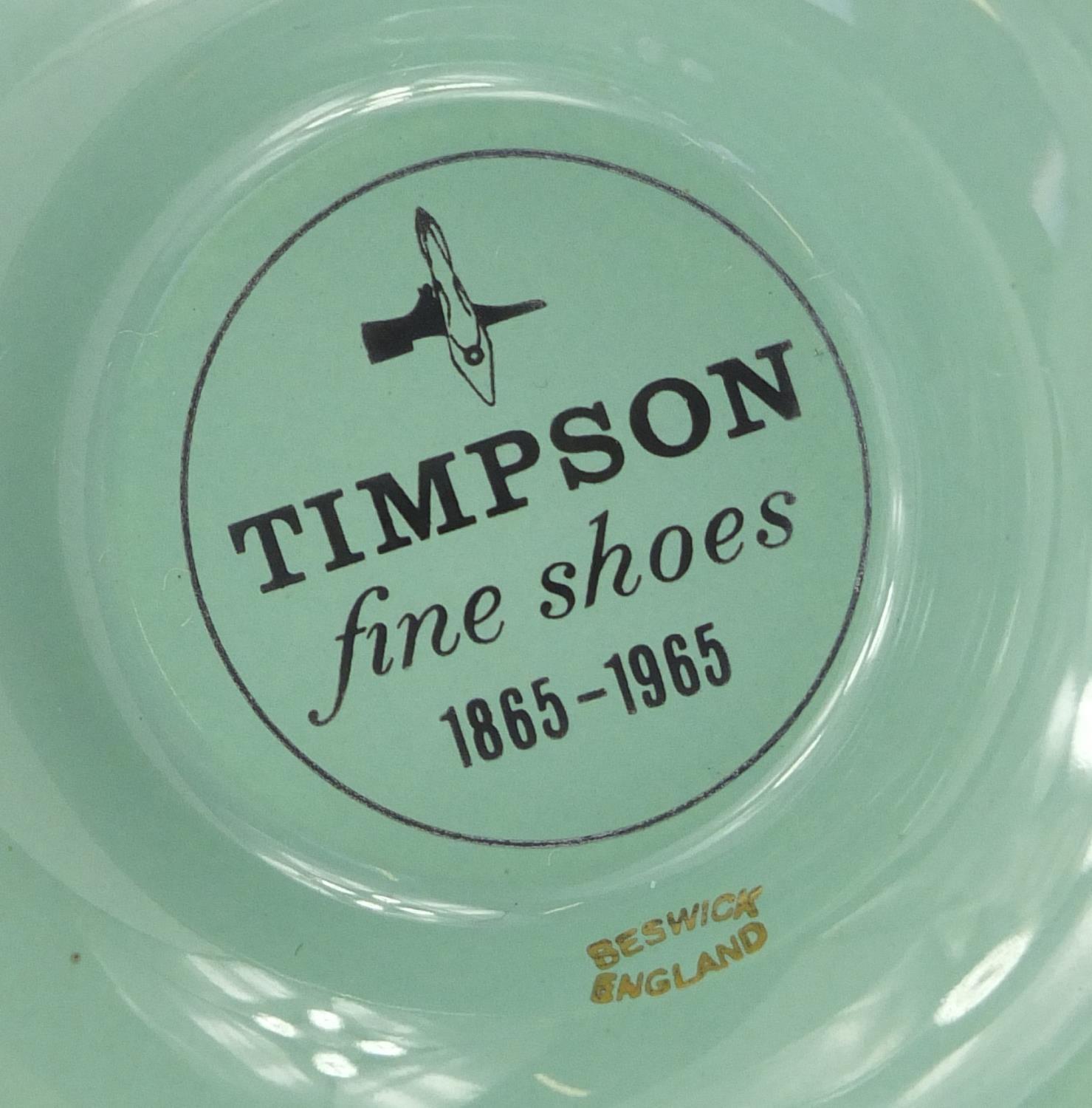 Beswick Timpson Finest Shoes advertising figural dish, 16.5cm in diameter : For further Condition - Image 4 of 4