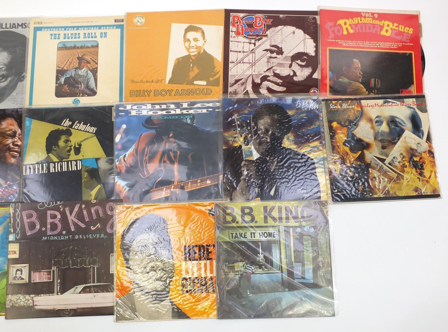 Rock vinyl LP's including B.B. King, Little Richard and John Lee Hooker : For further Condition - Image 3 of 3