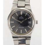 Gentleman's Omega Seamaster automatic wristwatch, with date dial, numbered 35433758 to the movement,