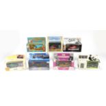 Seven Corgi die cast vehicles, Scooby Doo, Smokey and The Bandit, The Persuaders, Fawlty Towers, The