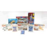 Thunderbirds collectables, model kits, brains action figure, rescues super vehicle and