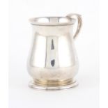 Victorian silver christening tankard, C.S.H London 1899, 7.5cm high, approximate weight 104.5g : For