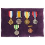 British Military Naval medal group, relating to Herbert Henry Dale including Messina Earthquake