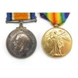 British Military World War I pair awarded to 5838 PTE.A.E.HIGGINS.WELSHR. : For extra condition