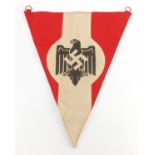 German Military interest DRL design pennant, 44cm wide : For extra condition reports please visit