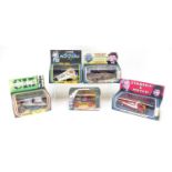 Five Corgi die cast vehicles, The Professionals, Starsky and Hutch, Dick Dastardly racing car,