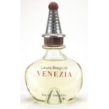 Large vintage Laura Biagiotti Venezia shop facet display dummy bottle, 38.5cm high : For Further