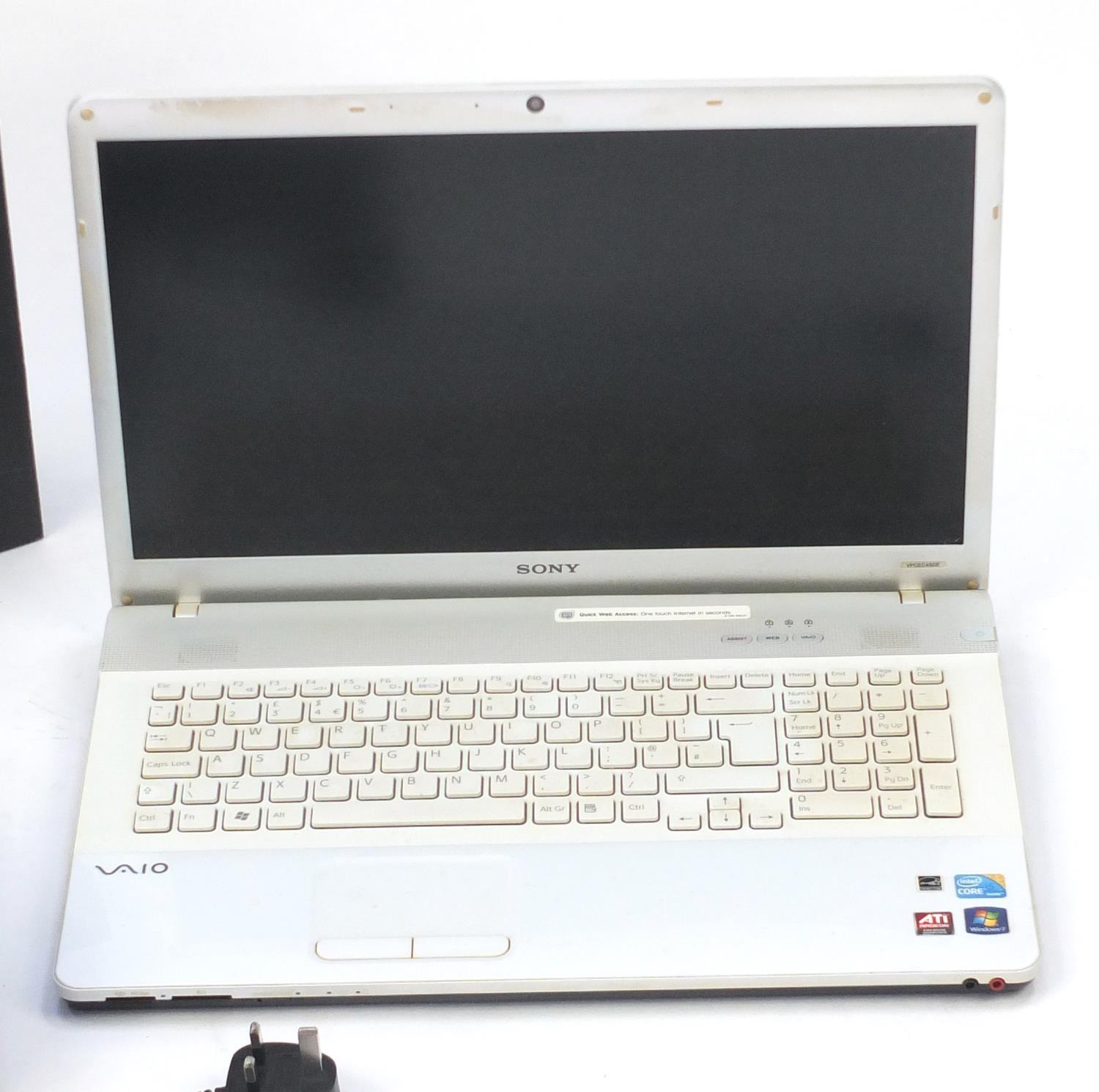 Sony Vaio i.5 laptop, model PCG-911111M : For Further Condition Reports Please Visit our website - Image 3 of 3