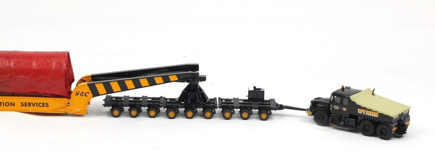 Corgi die cast Heavy Haulage vehicle with box, scale 1:50, Wynns (GEC) 18003 : For Further Condition - Image 3 of 4