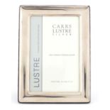 Rectangular silver easel photo frame, by Carrs, 19cm x 14cm :For Further Condition Reports Please