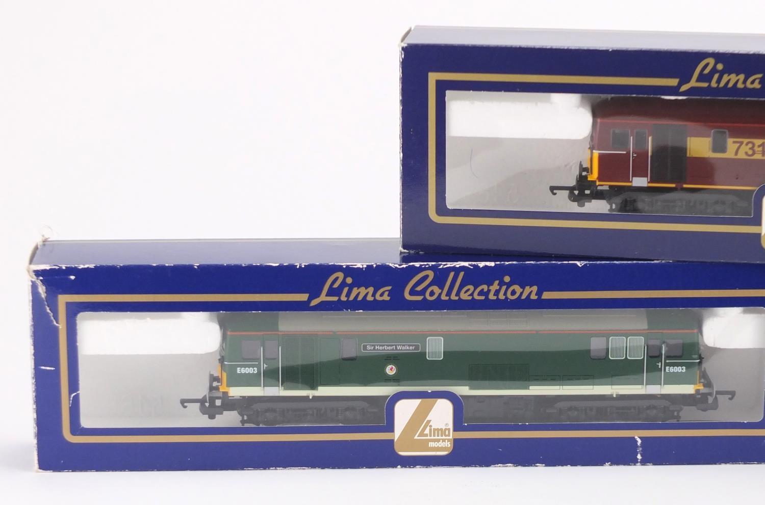 Three Lima OO gauge locomotives with boxes, Sir Herbert Walker E6003, EW & S 7313 and EPS 37605 :For - Image 2 of 4