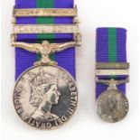 British Military Elizabeth II General Service medal and dress medal, with Arabian Peninsular and