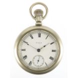 Gentleman's Elgin Military issue oversized pocket watch, the case engraved 79887L, the movement