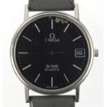 Gentleman's Omega De Ville quartz wristwatch, the movement numbered 1332, 3.2cm in diameter :For