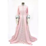 19th century continental silk boudoir dress : For Further Condition Reports Please Visit Our