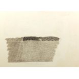 After Johannes Dörflinger - Abstract composition, snake, black chalk, inscribed in pencil verso,