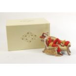 Coalport Roaring Twenties Connie figurine, modelled by Peter Holland with box, 28.5cm wide : For