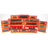 Hornby OO Gauge model railway with boxes including R2723 class N15 locomotive, R2733 M7 class
