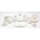 Royal Albert For All Seasons Parkland tea and dinnerware including teapot, dinner plates, platter,