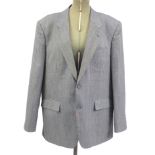 Alfred Dunhill silk lined evening jacket, with Vogue label, embroidered Alan Taylor 3358 : For