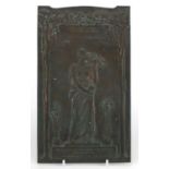 William Hamo Thornycroft - Horticultural bronze presentational plaque, presented by Toogood & Sons