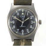 Gentleman's Military issue CWC quartz wristwatch, the case numbered 0552/6645-99 5415317 25136 88,