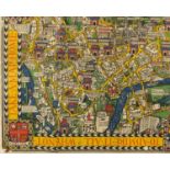 The Wonderground map of London Town, drawn by Macdonald Gill, printed and published by The