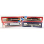 Four Lima OO gauge locomotives with boxes, 73118, Network South East 73126, Stewart S Lane 73125 and